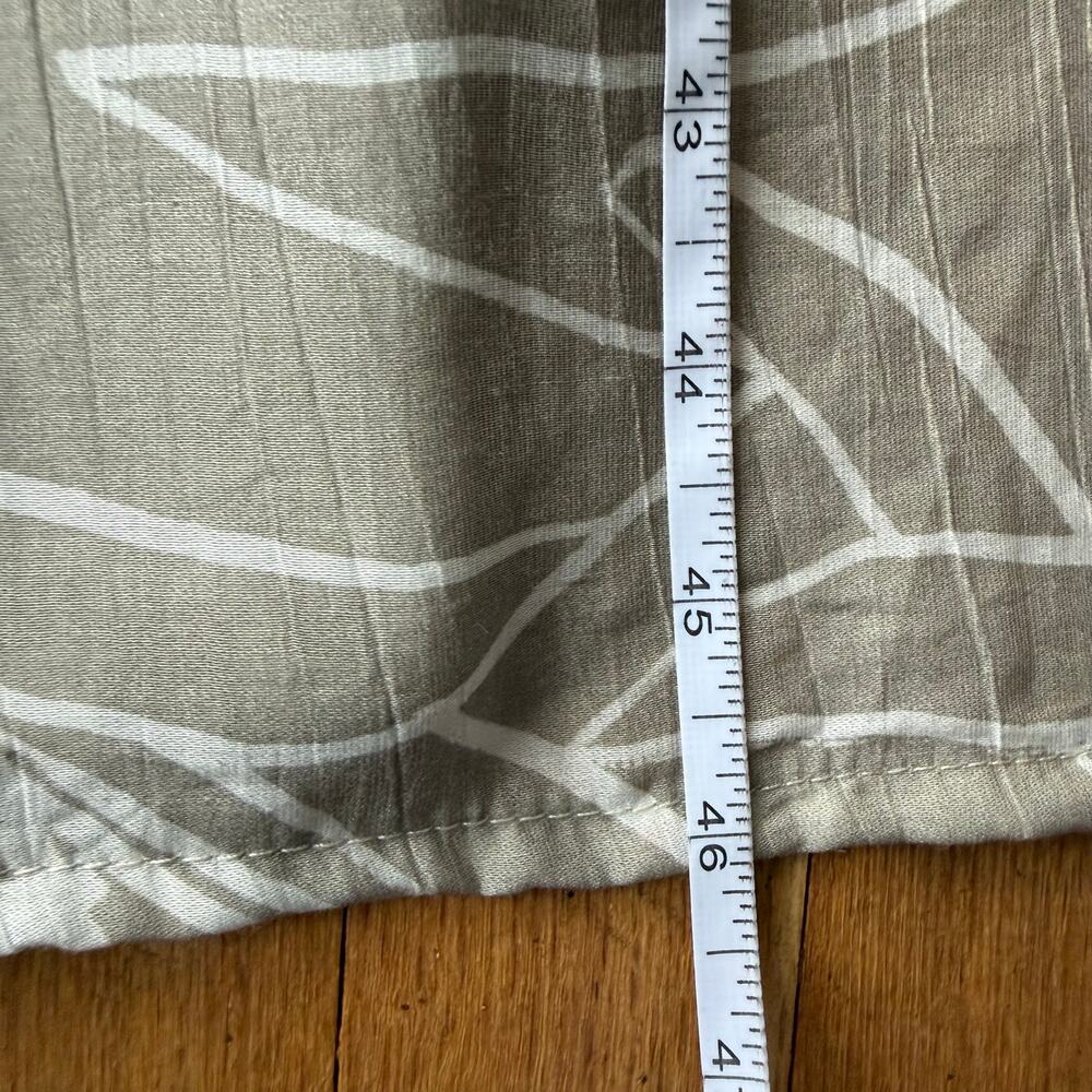 Bella Dahl Tropical Palm Print Halter Maxi Dress Cream Sz L Boho Beachy Resort - Picture 13 of 16